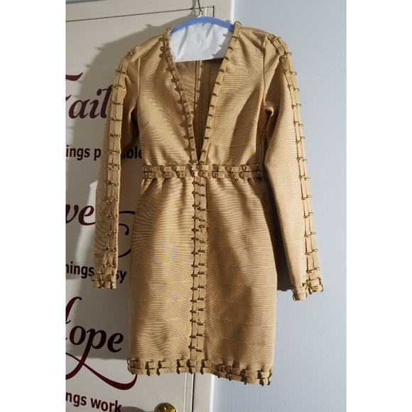 Fashion Nova Dresses & Skirts - Fashion Nova short deep V neck Plunge Dress